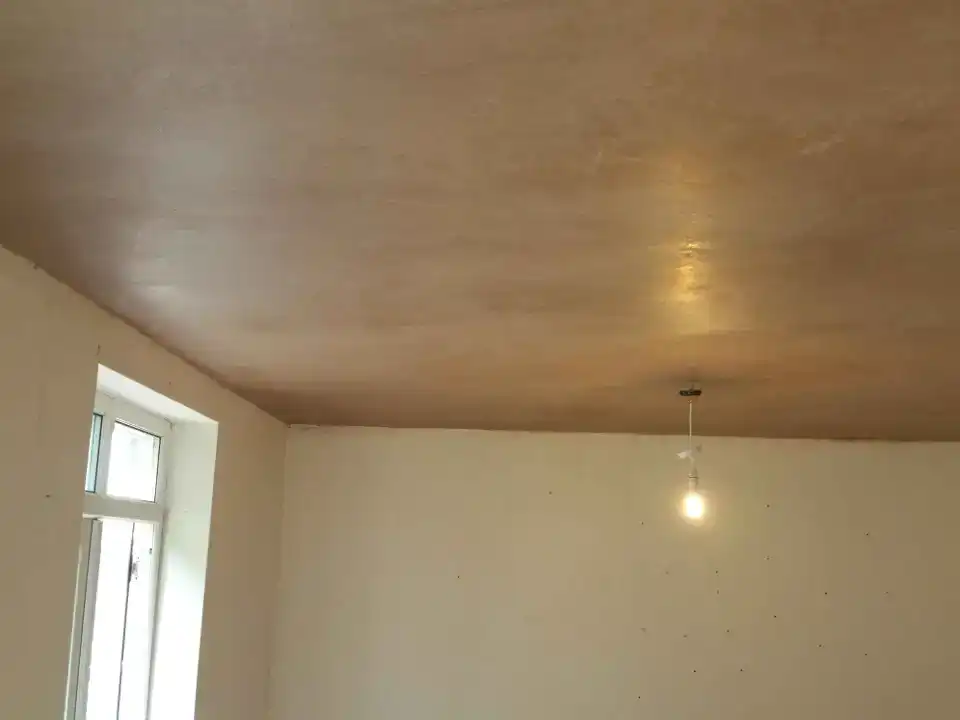 inside ceiling plastering